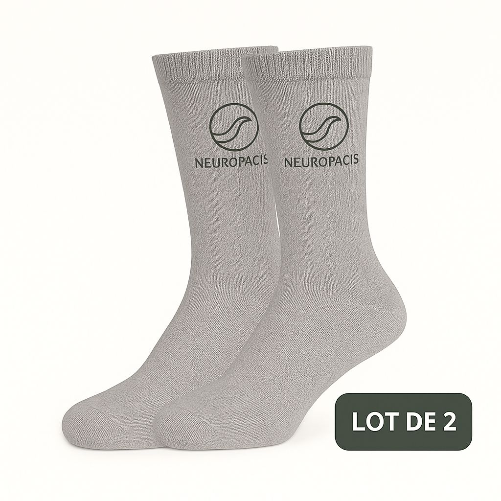 Neuropacis – Chaussettes confort en fibre de bambou | Compression légère